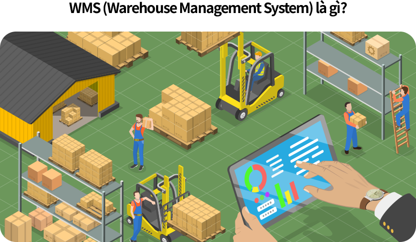 WMS là gì WMS là hệ thống giúp doanh nghiệp quản lý kho một cách toàn diện và linh hoạt.